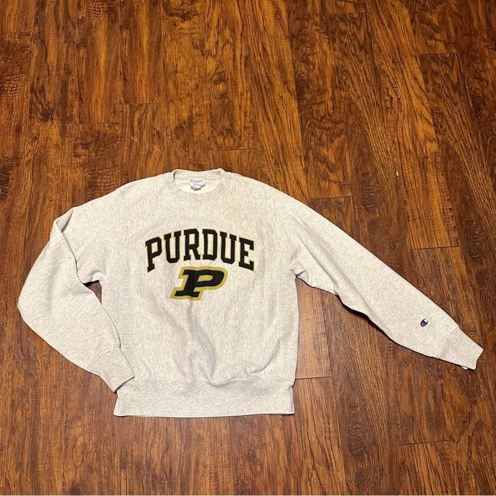 Purdue University Champion Reverse Weave Crewneck S